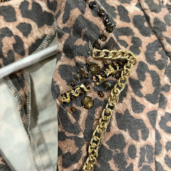 Leopard blazer / women - Picture 2 of 16